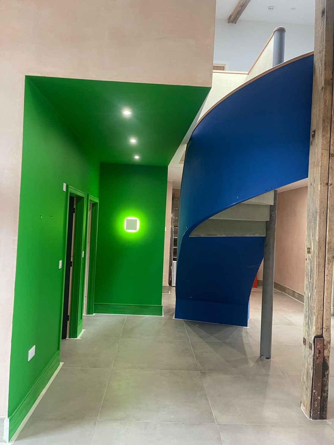 Bold Colour & Staircases