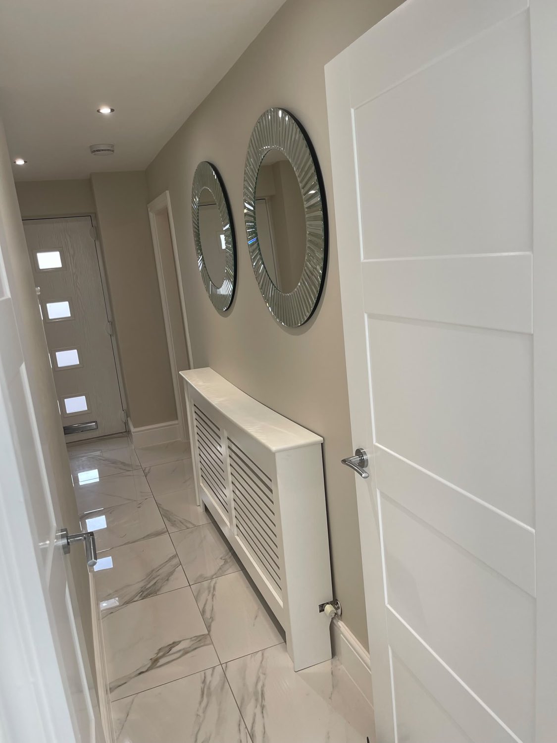 Hallway decorated by NV Decor Ltd